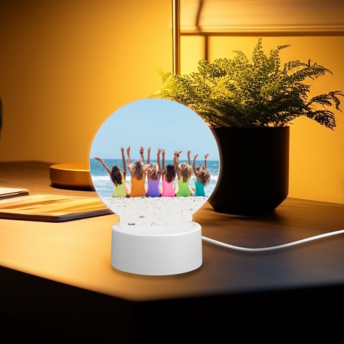 Round Photo Lamp - UV Printing