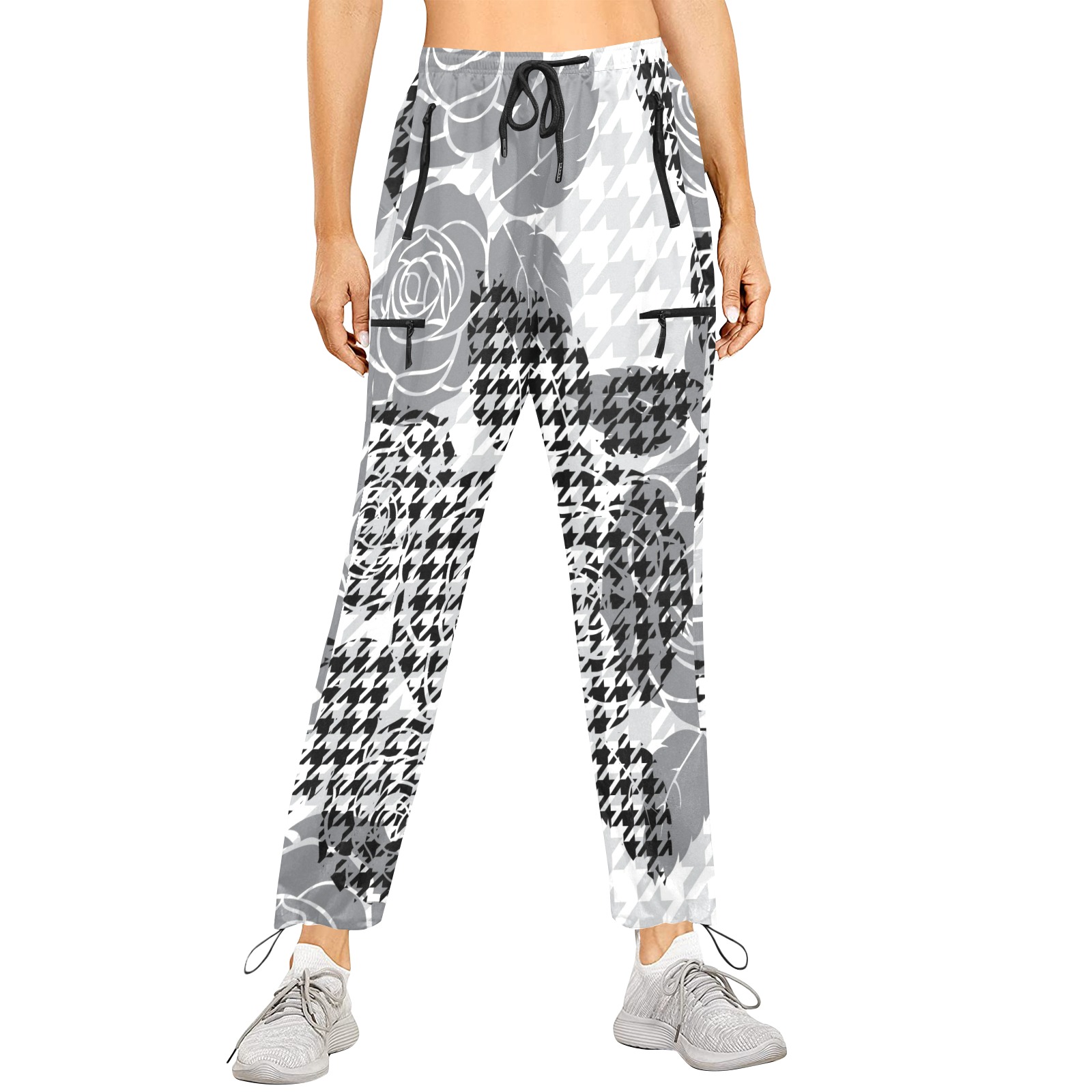 Women's Quick Dry Cargo Sweatpants(Model L65)