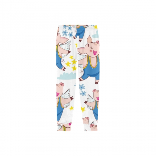 Kids' All Over Print Pajama Trousers (Model Sets 07)