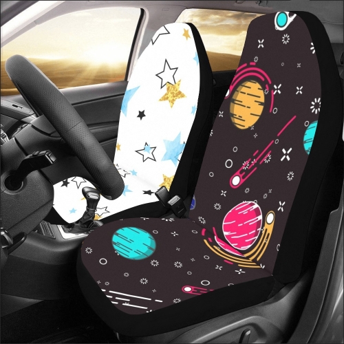 Car Seat Covers(Set of 2) (Each Piece with Different Printing)