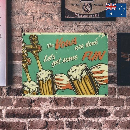 Metal Sign 16"x12" | Ships from Australia