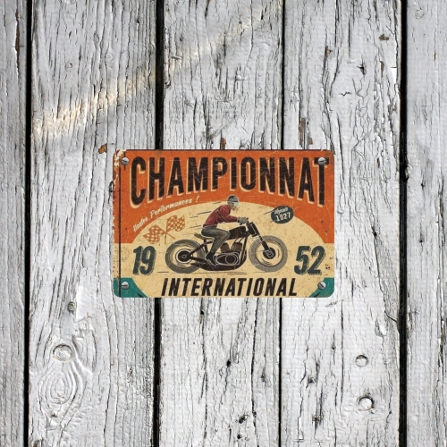 Metal Tin Sign 12"x8"(Made in Queen)
