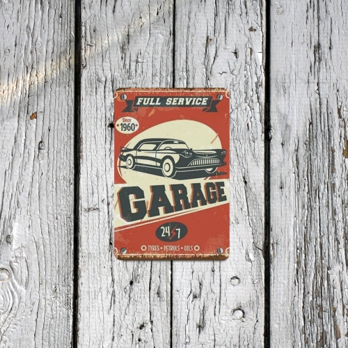 Metal Tin Sign 8"x12"(Made in Queen)