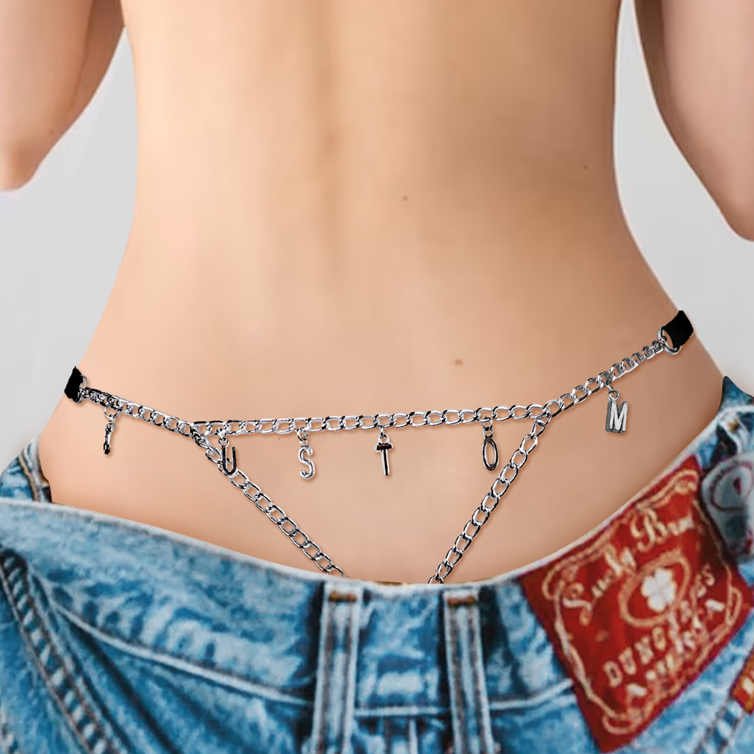 Custom Name Letter Chain Gstring InterestPrint