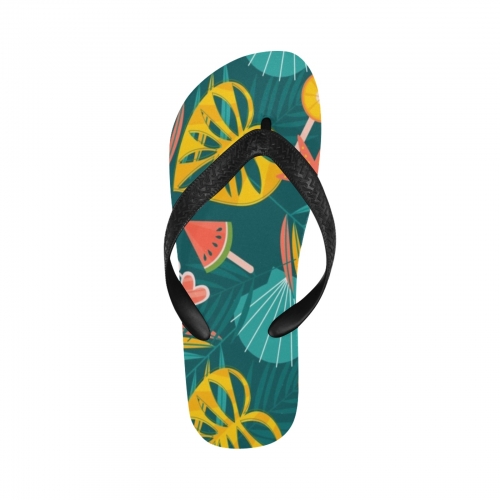 Unisex Flip Flops(Model040)（Two Sides with Different Printing) (Made in Queen)