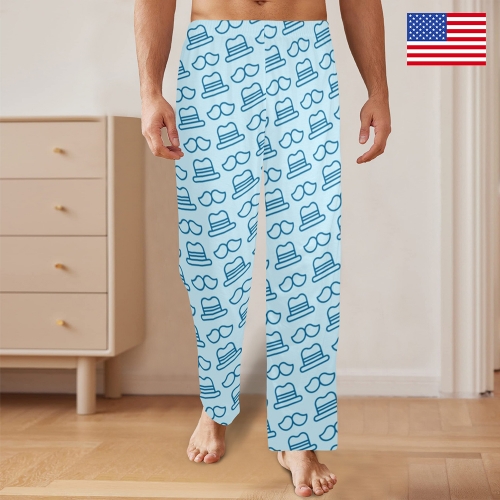 Men's Pajama Trousers without Pockets (Model Sets 02) | Ships from USA