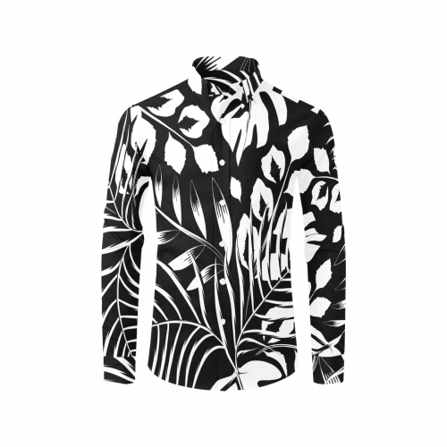Men's All Over Print Long Sleeve Shirt Without Chest Pocket (ModelT61)(Merged Design)