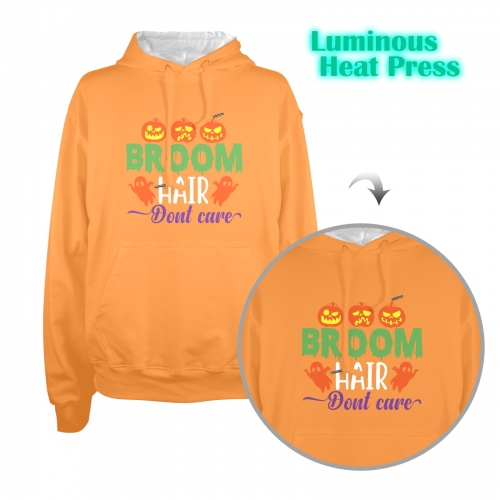 Men's Glow in the Dark Hoodie (Two Sides Printing)