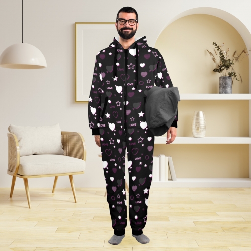 Hooded Onesie Pajamas For Adults (Model Sets 23）