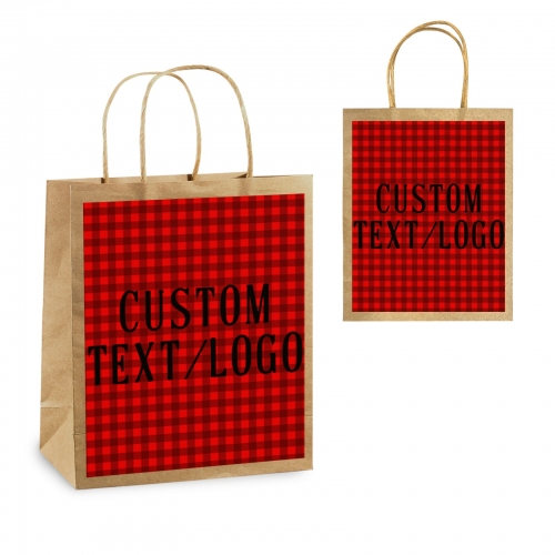 Kraft Paper Gift Bag (Two Sides Printing)