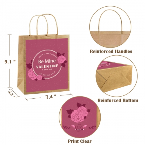 Kraft Paper Gift Bag (Two Sides Printing)