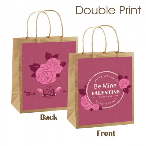 Kraft Paper Gift Bag (Two Sides Printing)