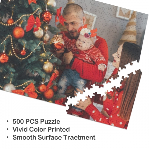 500-Piece Wooden Jigsaw Puzzles (Horizontal)