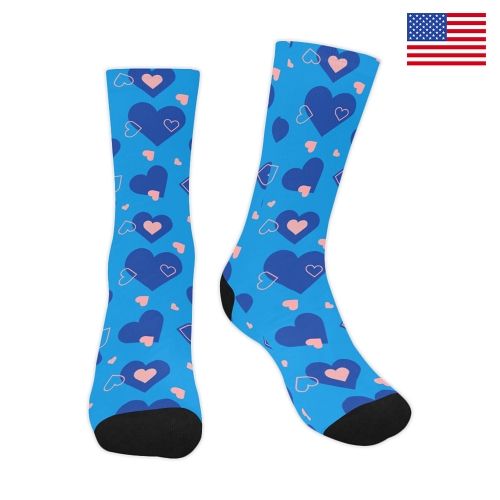 Sublimated Crew Socks | Ships from USA