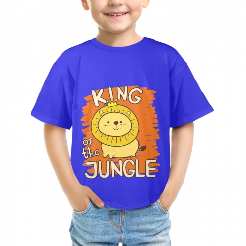 Custom Kids' T-Shirt(Front Printing) (Made in Queen)