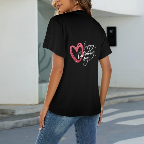 Classic Women's T-Shirt (Two Sides Printing)(Made in Queen)