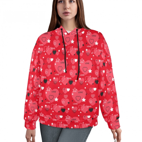 Women's All Over Print Hoodie (Model H61)