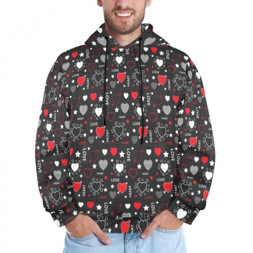 Men's All Over Print Hoodie (Model H61)