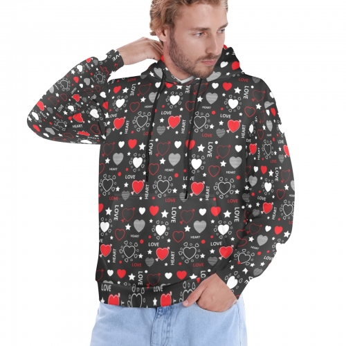 Men's All Over Print Hoodie (Model H61)