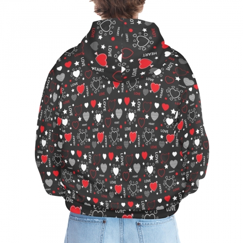 Men's All Over Print Hoodie (Model H61)