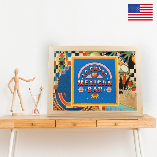 120-Piece Puzzle Frame 12.5"x 9.5" | Ships from USA