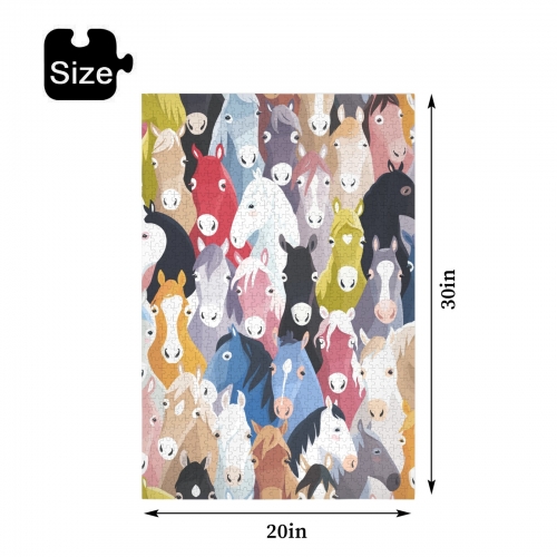 1000-Piece Wooden Jigsaw Puzzles (Vertical) | Ships from USA