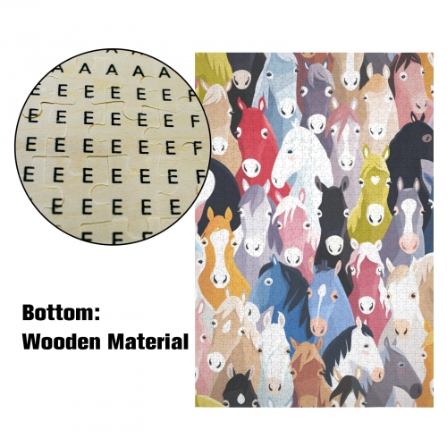 1000-Piece Wooden Jigsaw Puzzles (Vertical) | Ships from USA