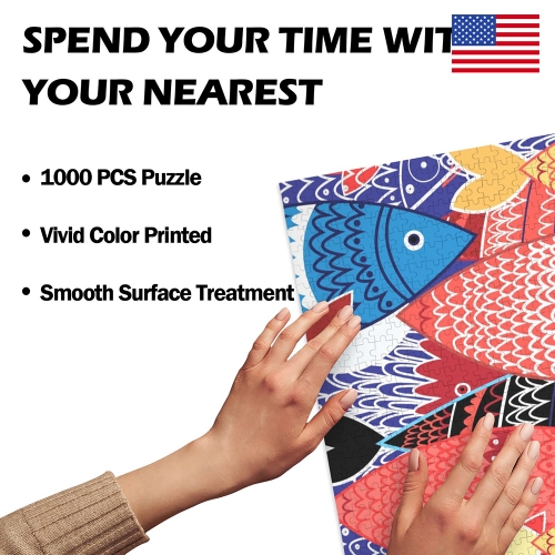 1000-Piece Wooden Jigsaw Puzzles (Horizontal) | Ships from USA