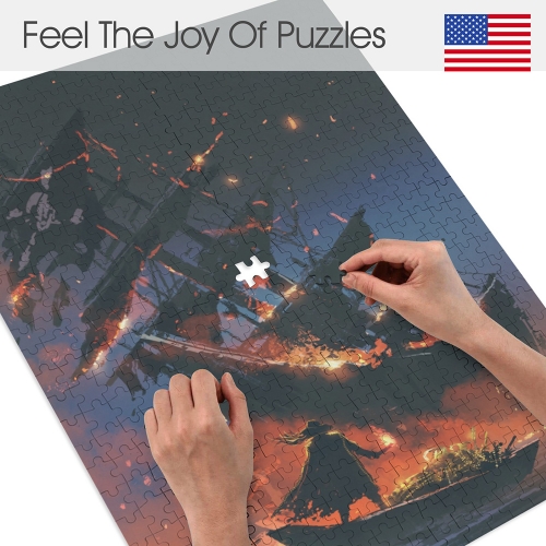 500-Piece Wooden Jigsaw Puzzles (Vertical) | Ships from USA