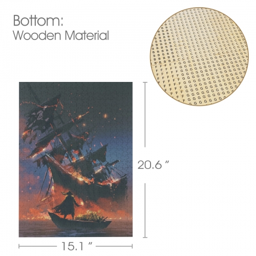 500-Piece Wooden Jigsaw Puzzles (Vertical) | Ships from USA