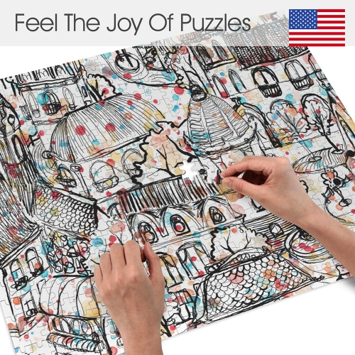 500-Piece Wooden Jigsaw Puzzles (Horizontal) | Ships from USA