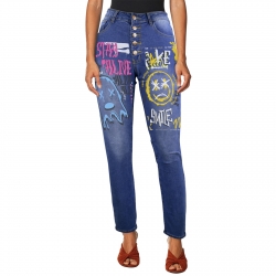 Women's Jeans (Front Printing)(Made in Queen)
