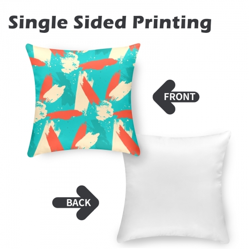 Peach Skin Pillowcase 18"x18" (One Side Printing)(2 Pack)