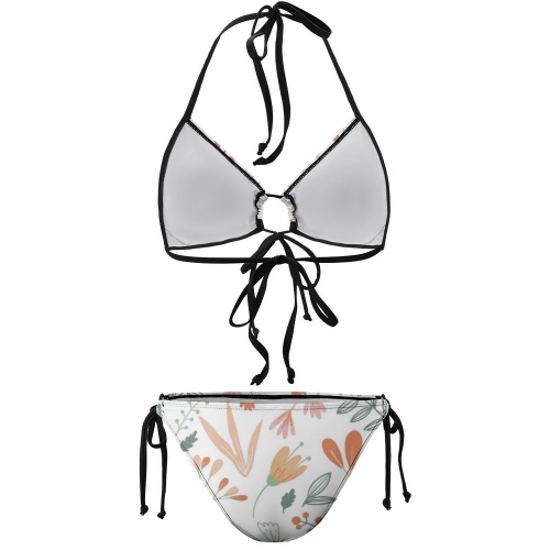 Plus Size String Bikini Set (BK2059)