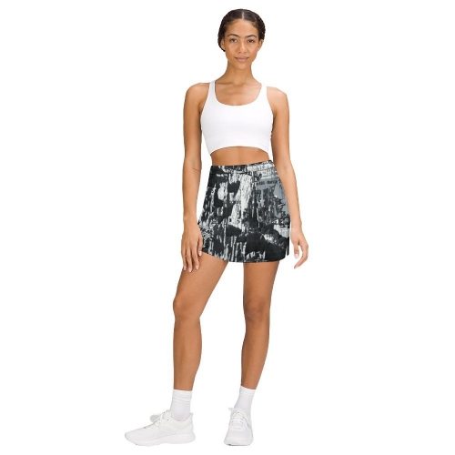 Anti-Glare A-line Skirt With Pocket