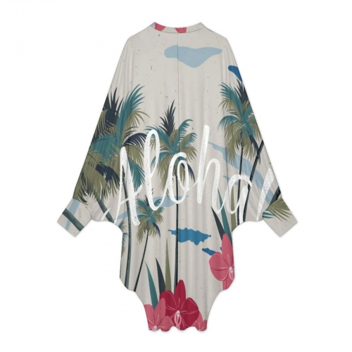 Oversize Batwing Sleeves Shape Dress