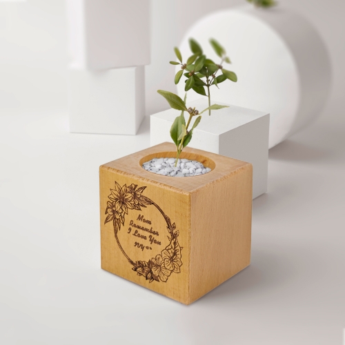 Mini Square Wooden Flower Box