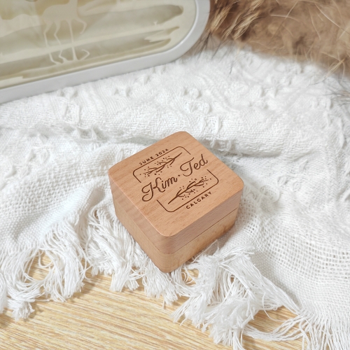 Custom Wooden Ring Box