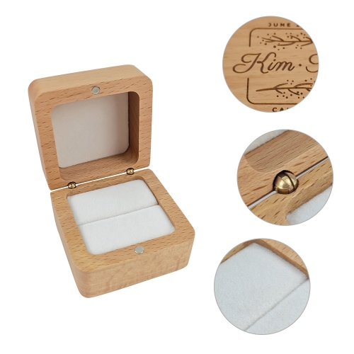 Custom Wooden Ring Box