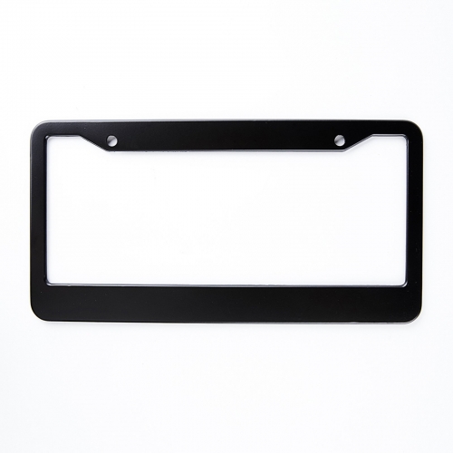 License Plate Frame Black/Sliver