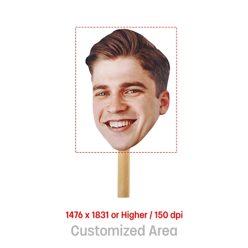 Custom Photo Hand Fan (Head Customization)(Made in Queens)