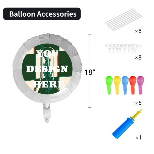 Custom Foil Balloons (18-inch) (Pack of 3)(Made in Queen)