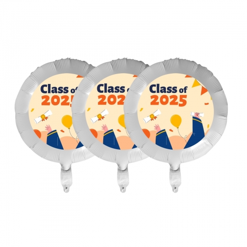 Custom Foil Balloons (18-inch) (Pack of 3)(Made in Queens)