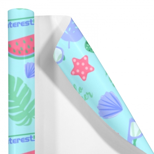 Gift Wrapping Paper-Coated Paper 58"x 22"（1 Roll）