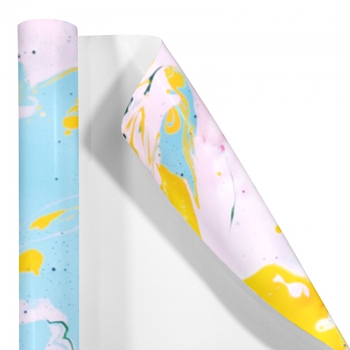 Gift Wrapping Paper-Coated Paper 58"x 22"(3 Rolls)