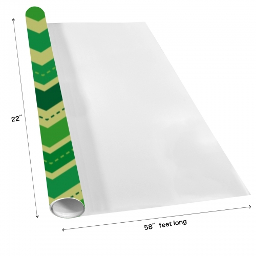 Gift Wrapping Paper-Coated Paper 58"x 22"(4 Rolls)