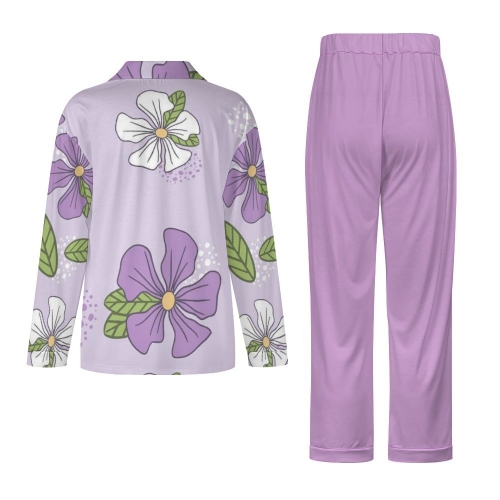 Women's Cuban Collar Pajama Set