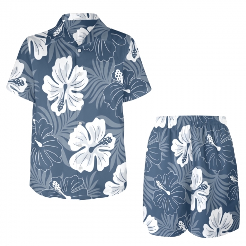 Men's Shirt and Shorts Outfit with Pocket (Model Sets 26)