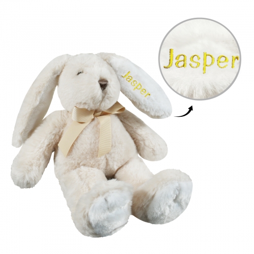 Custom Embroidered Bunny Plush Toy-Small