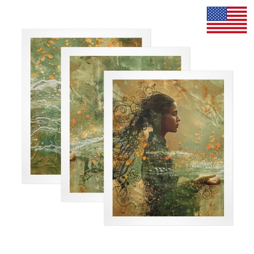 Art Print 20"x24" (3 Pack) (Customizable Separately) | Ships from USA